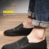 MOCASSINS EN CUIR BEIGE ET  NOIR INTEMPORELS 2025