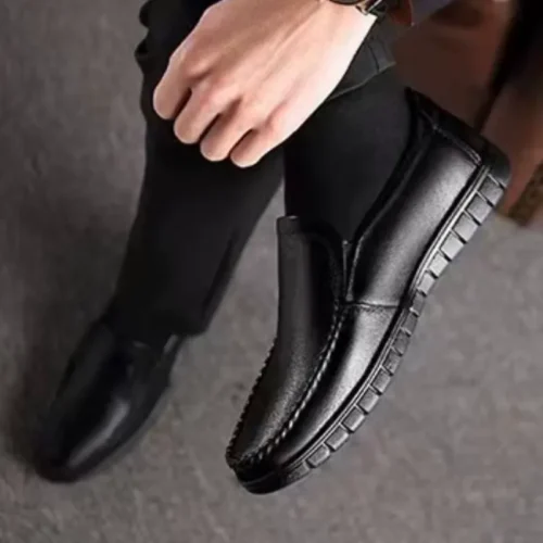 S3d117c619f10439d80f7a4a916e21a95U MOCASSINS EN CUIR NOIR SOUPLE 2025 👞 PACK 3 PAIRES À SEULEMENT 70 000 FCFA