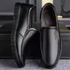 MOCASSINS EN CUIR NOIR SOUPLE 2025 👞 PACK 3 PAIRES À SEULEMENT 70 000 FCFA