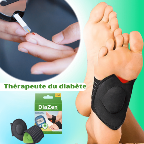 DiaZen™ Coussinets d'acupression pour les pieds