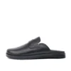 Mule en cuir noir || CI