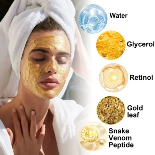 QbWLUfq7mK537KNDDRlHlf0RuOxwC2DaevmoxRTx Masque visage anti-rides au peptide de venin de serpent au rétinol