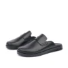 Mule en cuir noir || CI