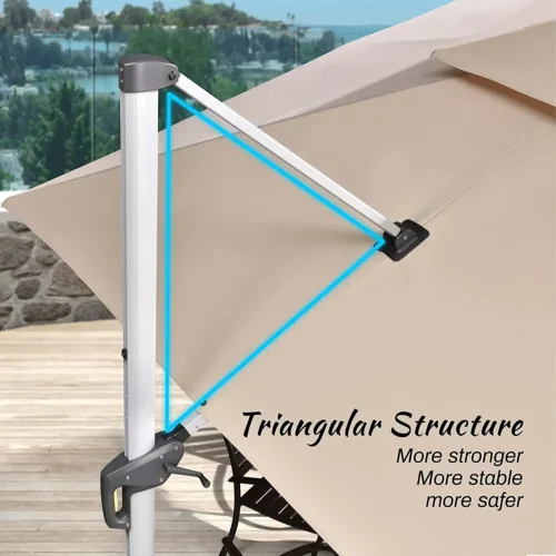 5 (2) PatioGlide™ Parasol