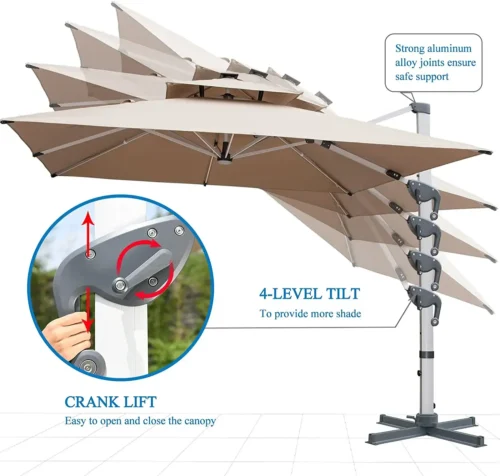 9 PatioGlide™ Parasol