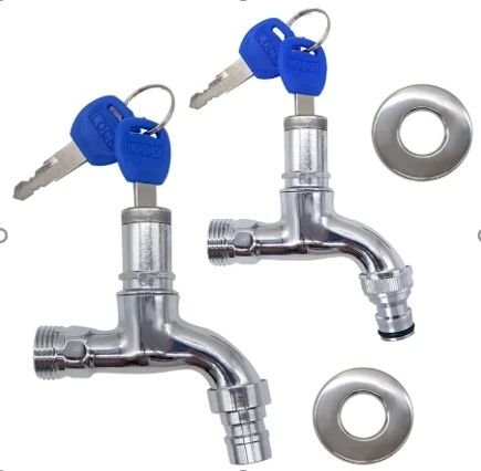 2 Promotion Spéciale : 1 ACHETÉ = 1 OFFERT 🚰 Robinet Anti-Vol avec Clé d'Italie – Contrôle et Sécurité à Portée de Main