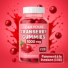 Cranberry Gummies – 1000 mg