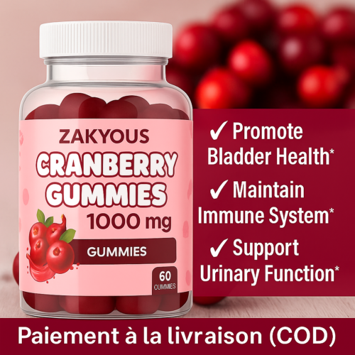 Cranberry Gummies – 1000 mg