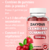 Cranberry Gummies – 1000 mg