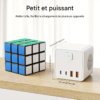 Multiprise électrique mural EU 7-en-1