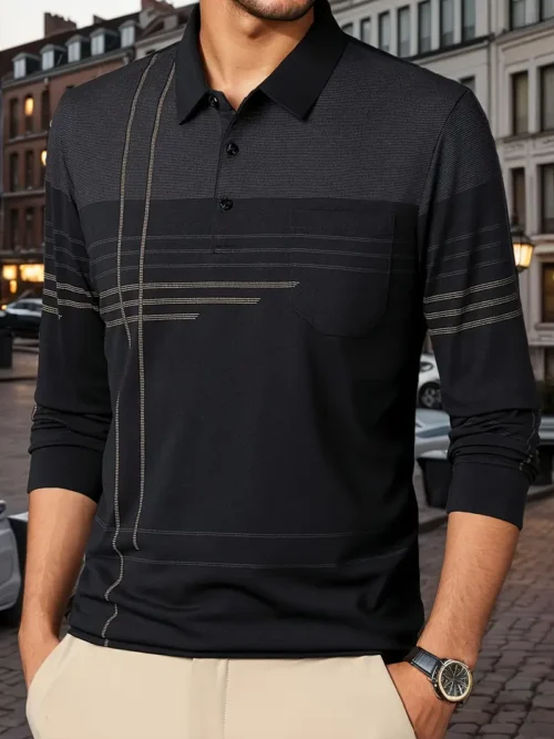 chemise à Rayures d'Inspiration Vintage pour Homme