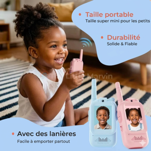 🎉 Talkie-Walkie Vidéo pour Enfants – Communiquer, Jouer et S’amuser !