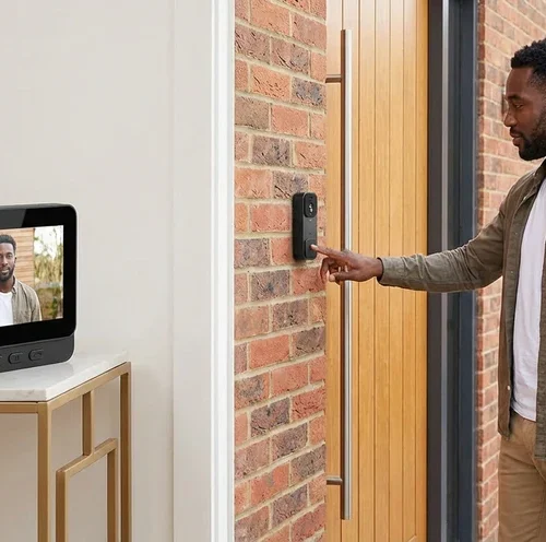 🔔 Sonnette Vidéo Sans Fil avec Écran – Sécurité & Confort à Domicile