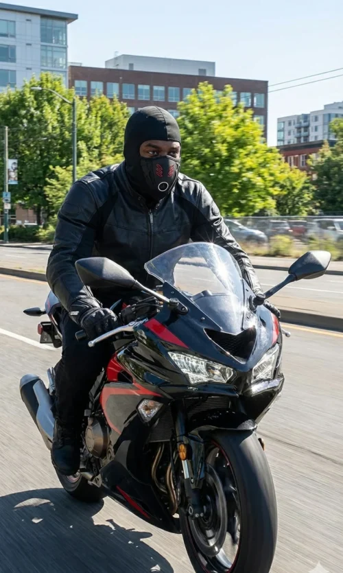 🥶 Cagoule Coupe-Vent Thermique – Protection Totale Froid & Vent