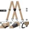 ⏰Bretelles pour homme à dos en X avec crochets🌿