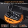 Longue_Autonomie_de_Batterie Oreillette Bluetooth Avec Microphone ®