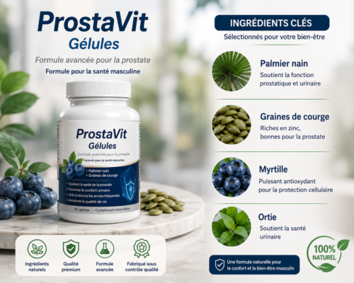 🌿 ProstaVit – Santé Masculine 💙